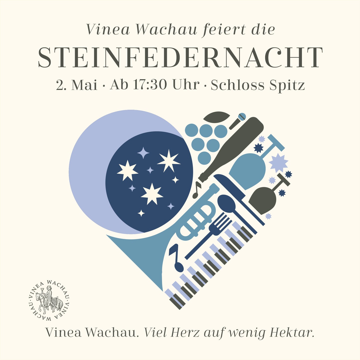 Eintrittsticket für die Steinfeder Nacht am 2. Mai